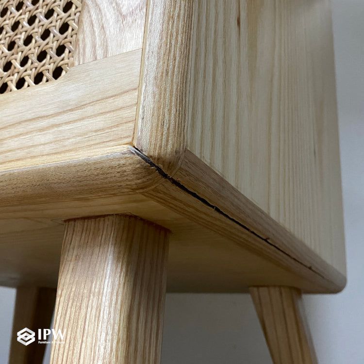 Pierre Nightstand (Natural Wood)