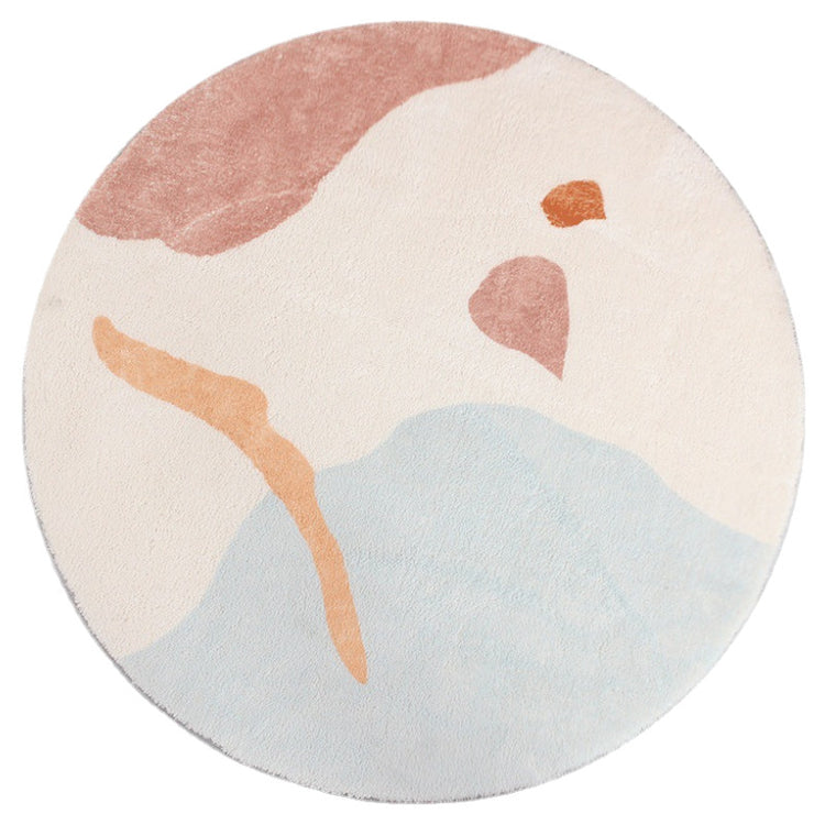 Cozy Living Round Floor Rug - Colours