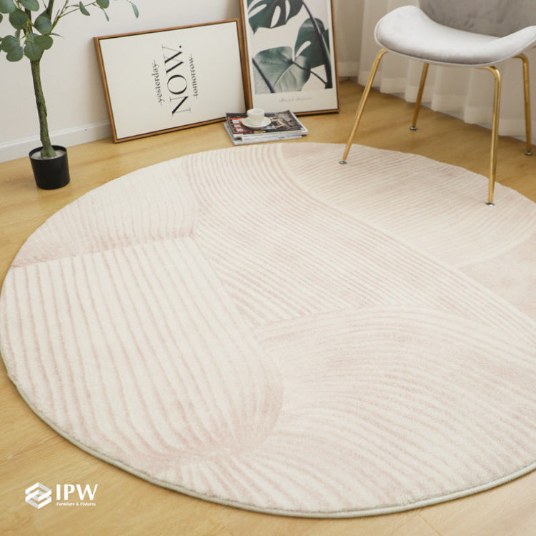 Cozy Living Round Floor Rug - Desert