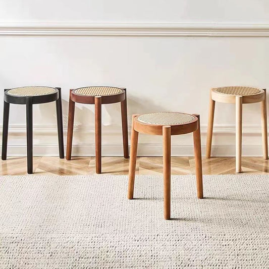 Sakura Cane Stool