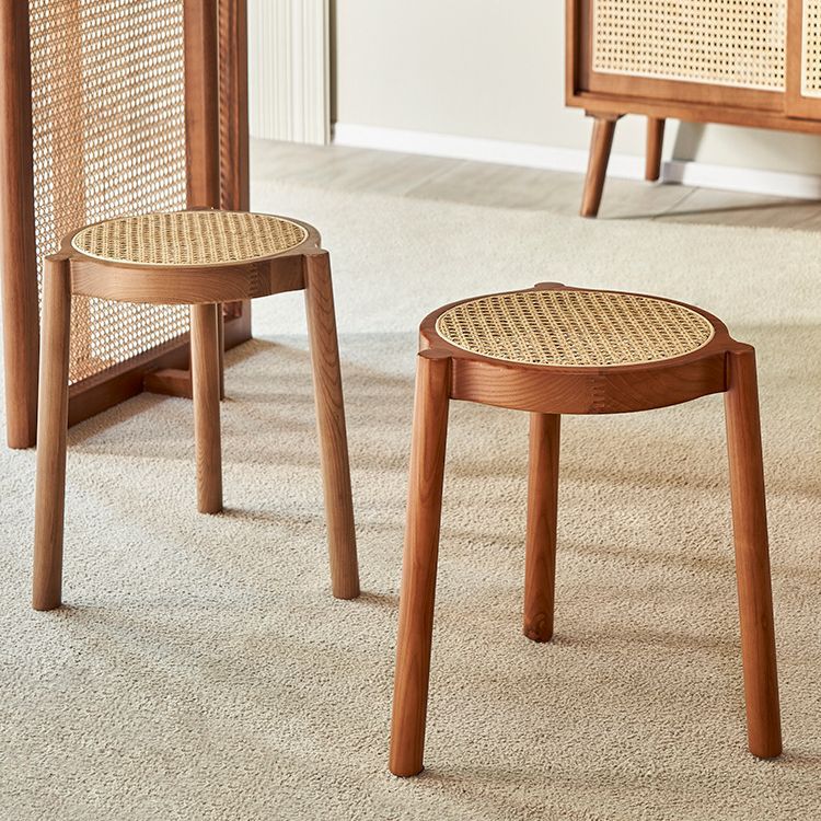 Sakura Cane Stool