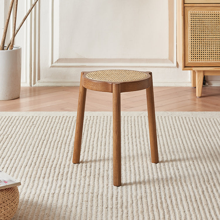 Sakura Cane Stool