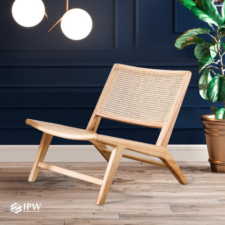 Tucson Lounge Chair (Natural Wood)