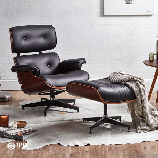 Eames Lounge Chair w/ Ottoman (Rosewood)