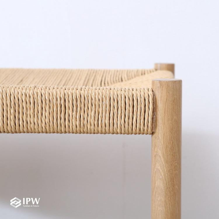 Eket Woven Rope Bench