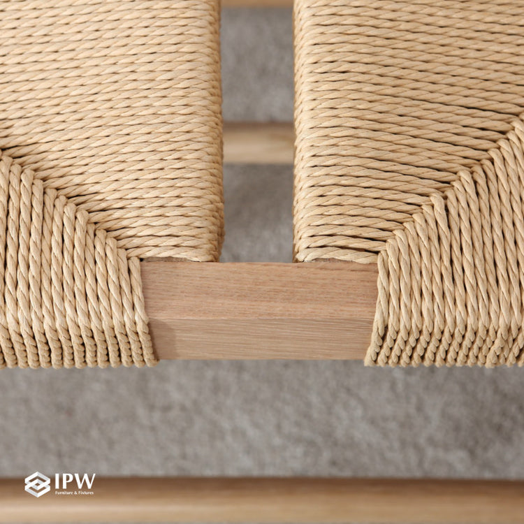 Eket Woven Rope Bench