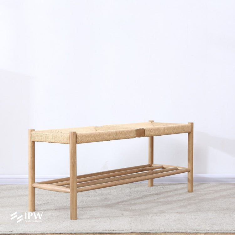 Eket Woven Rope Bench