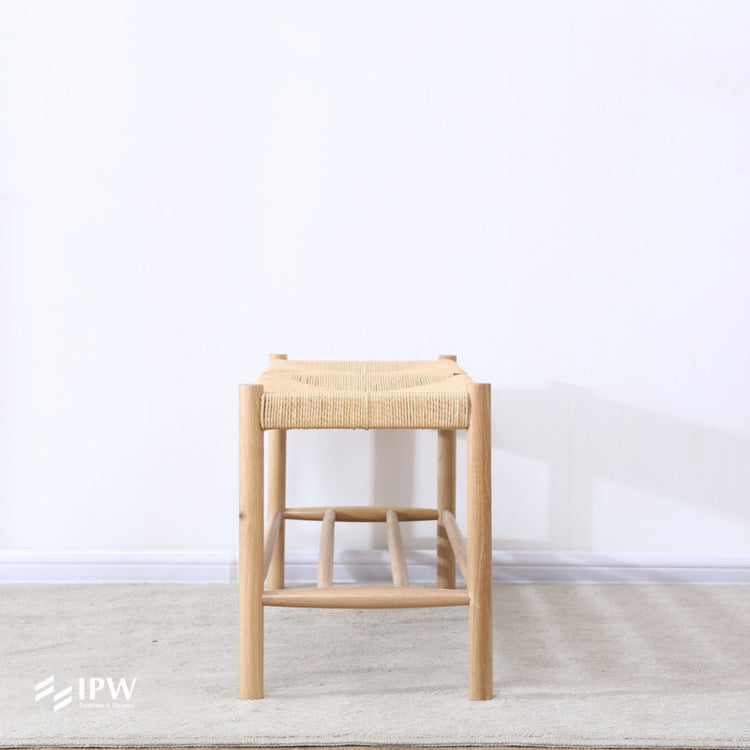 Eket Woven Rope Bench