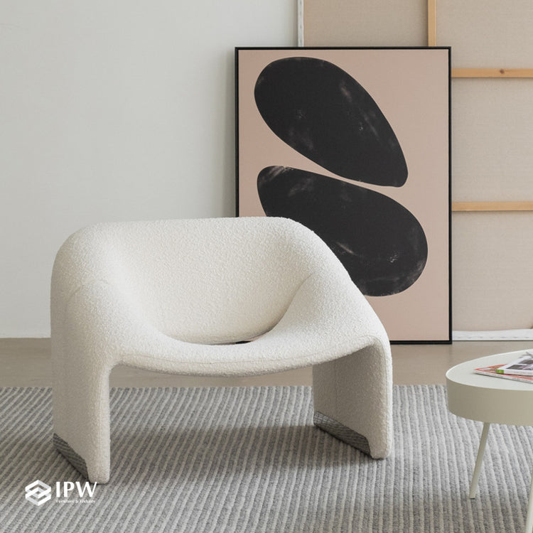 Groovy Club Chair (White)