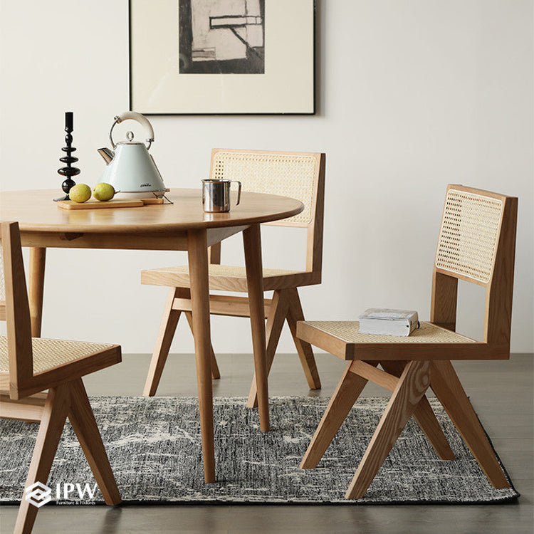 Pierre Armless Chair (Light Wood)
