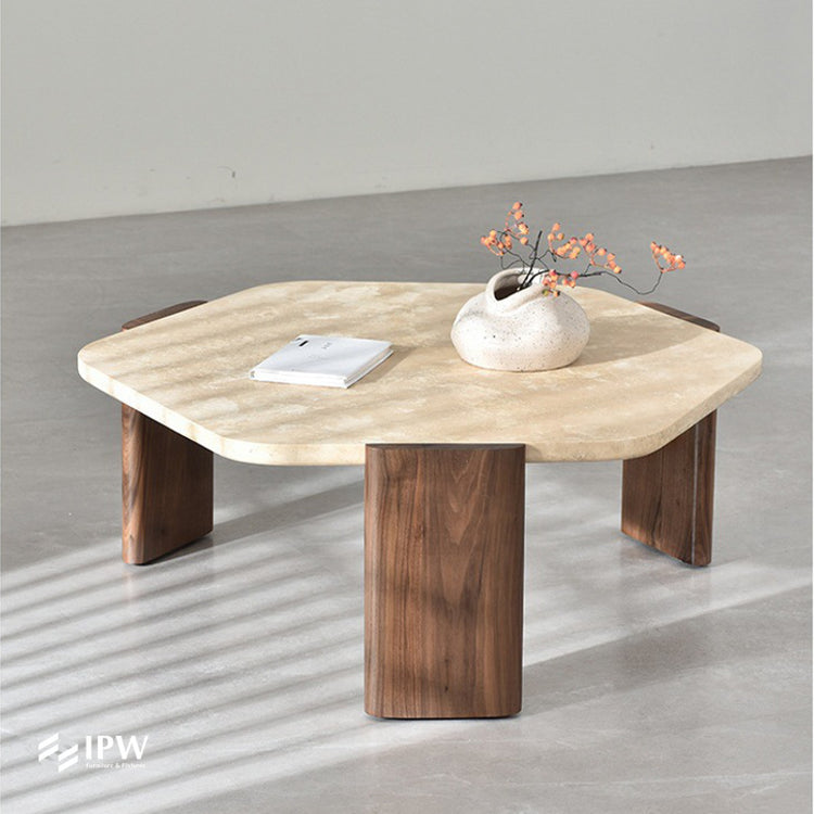 Travertine Coffee Table