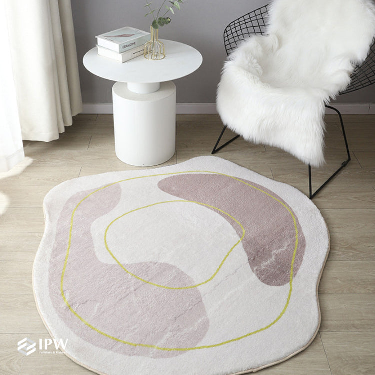 Cozy Living Round Floor Rug - Shapes