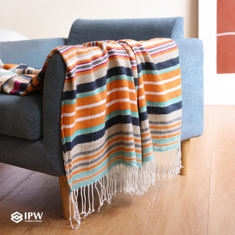 Four Seasons Woven Throw - Striped