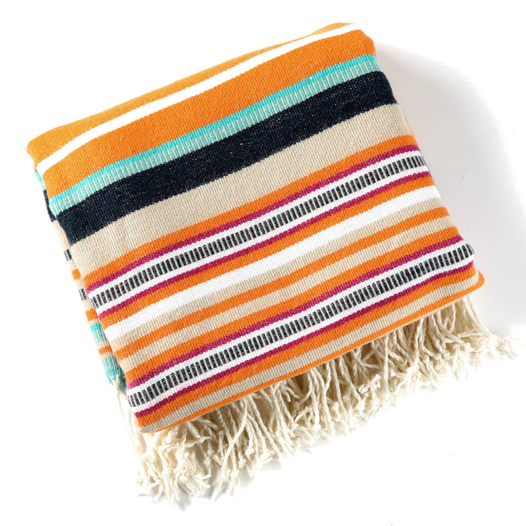 Four Seasons Woven Throw - Striped