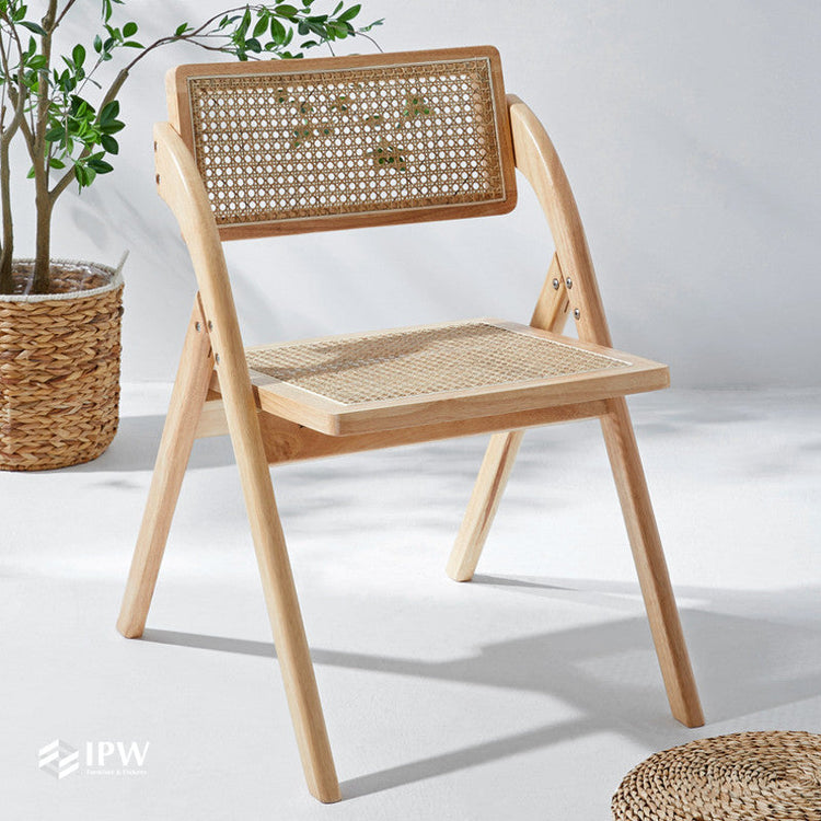 Pierre Folding Chair (Natural Wood)