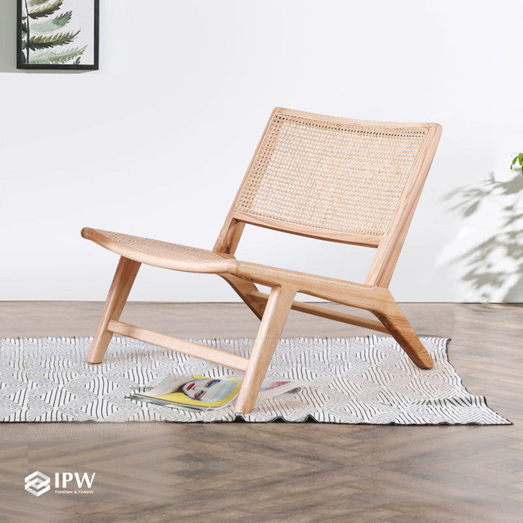 Tucson Lounge Chair (Natural Wood)