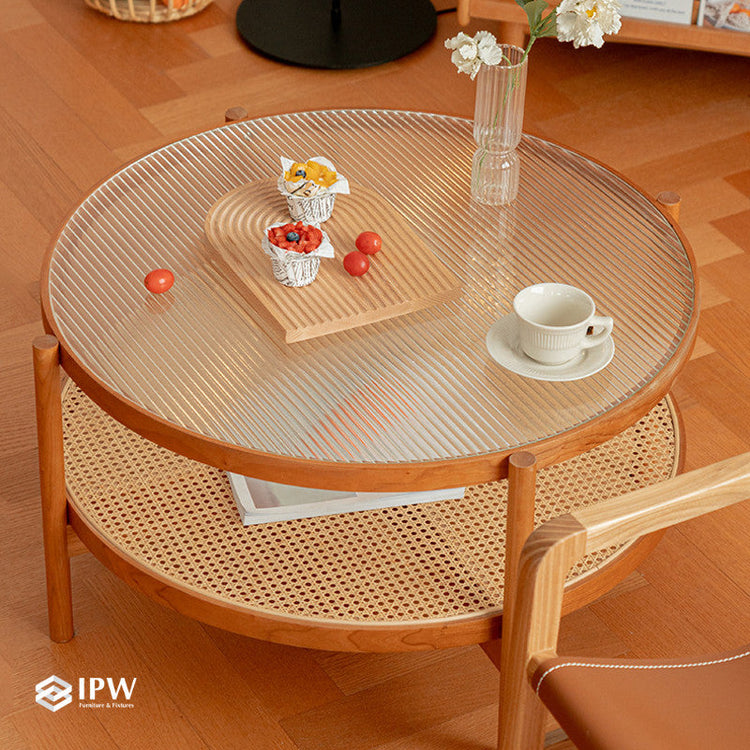 Dalia Round Coffee Table (Wood)