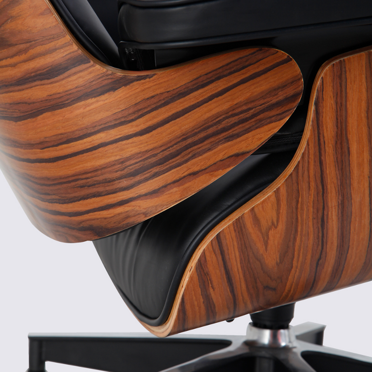 Eames Lounge Chair w/ Ottoman (Rosewood)