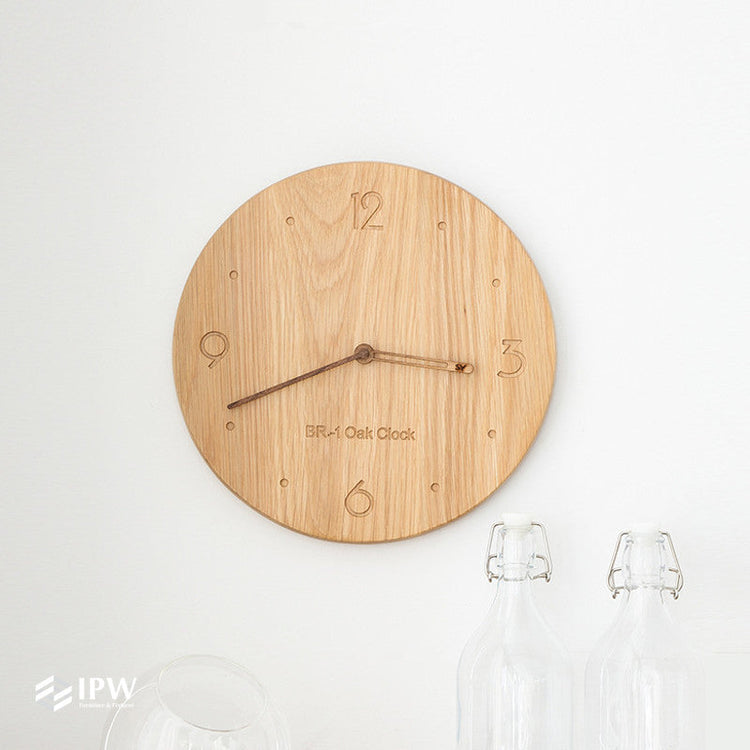BR-1 Oak Clock (Wood)