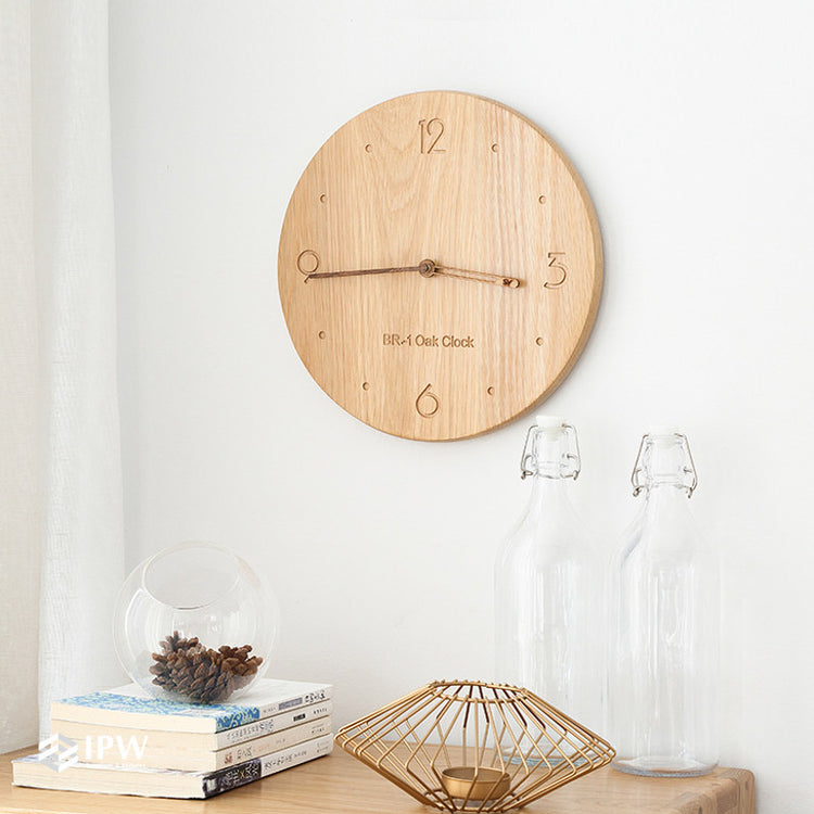 BR-1 Oak Clock