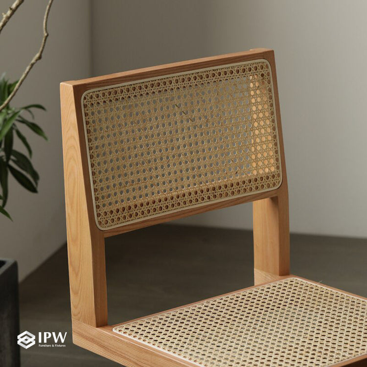 Pierre Armless Chair (Light Wood)