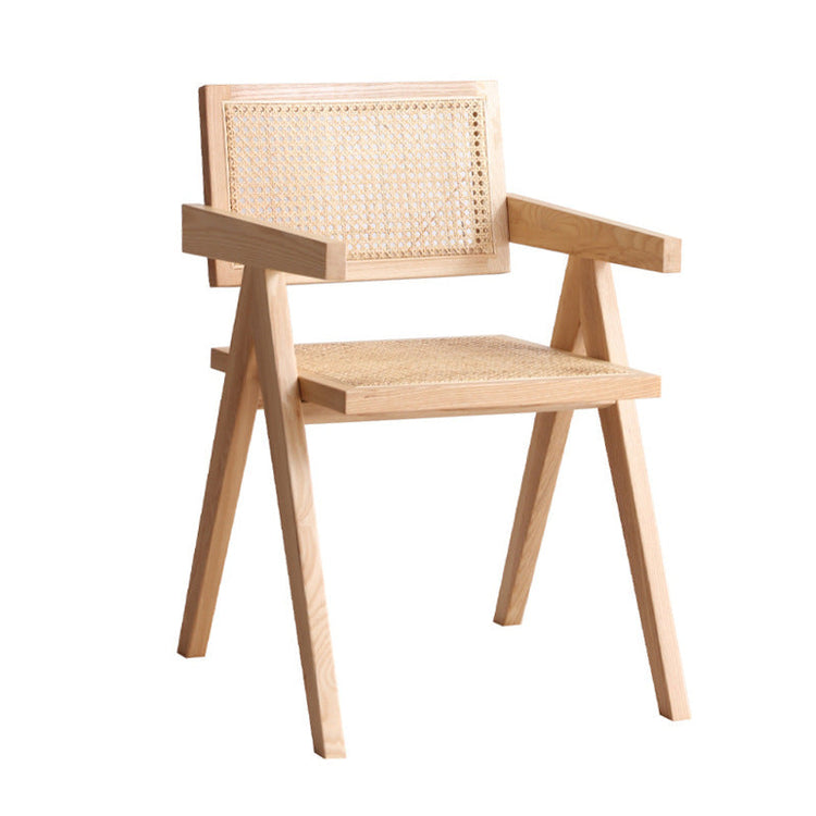 Pierre Office Armchair (Natural Wood)