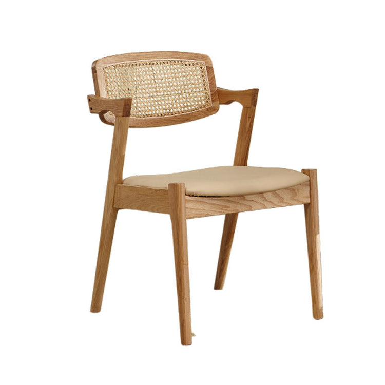 Zen Cane Chair (Natural Wood)
